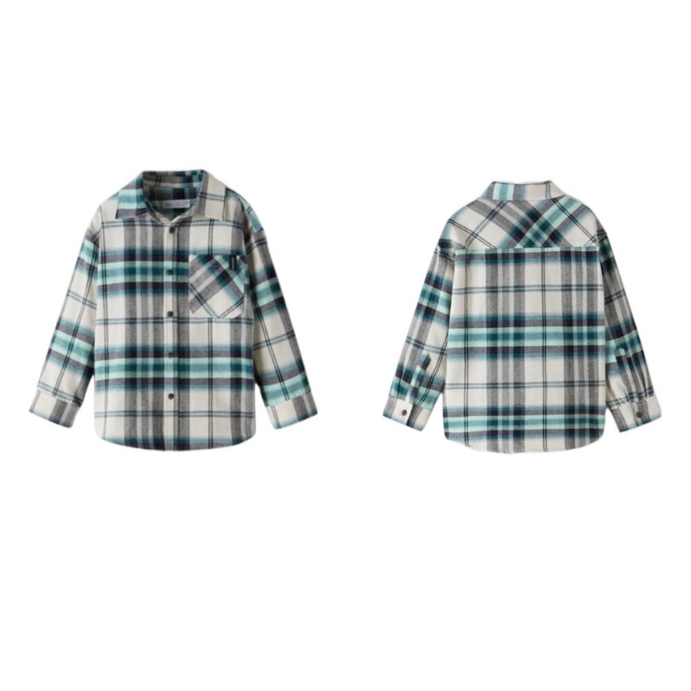 ZARA PLAID OVERSHIRT 0387/661